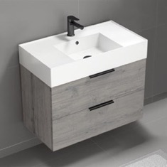 Floating Bathroom Vanity, Modern, 32 inch